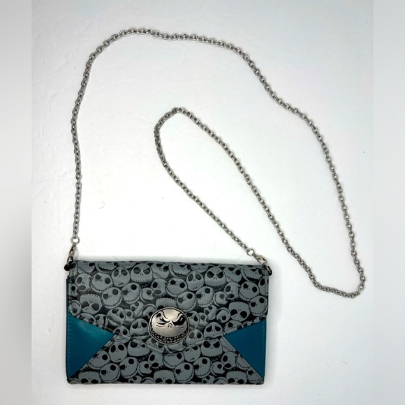 Disney Nightmare Before Christmas Bag Jack Skellington Crossbody Clutch Purse - Picture 1 of 11